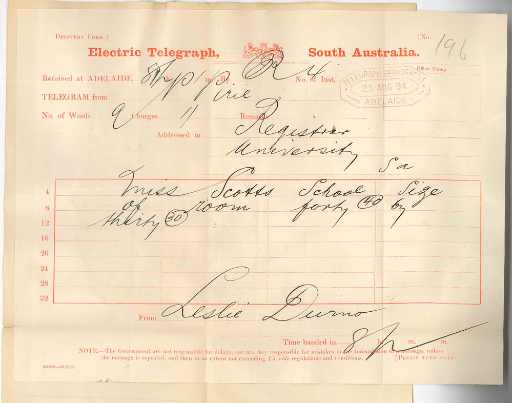 Reverend Leslie Durno - Port Pirie - Proposed room to hold Preliminary Examination in