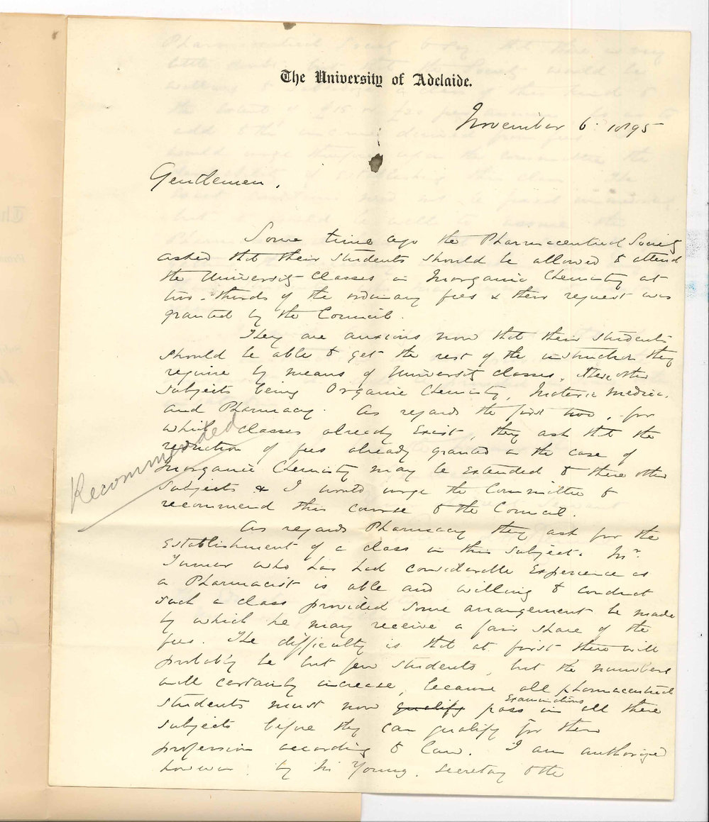 Professor Edward Henry Rennie - The University - Classes for Pharmaceutical Societys Students