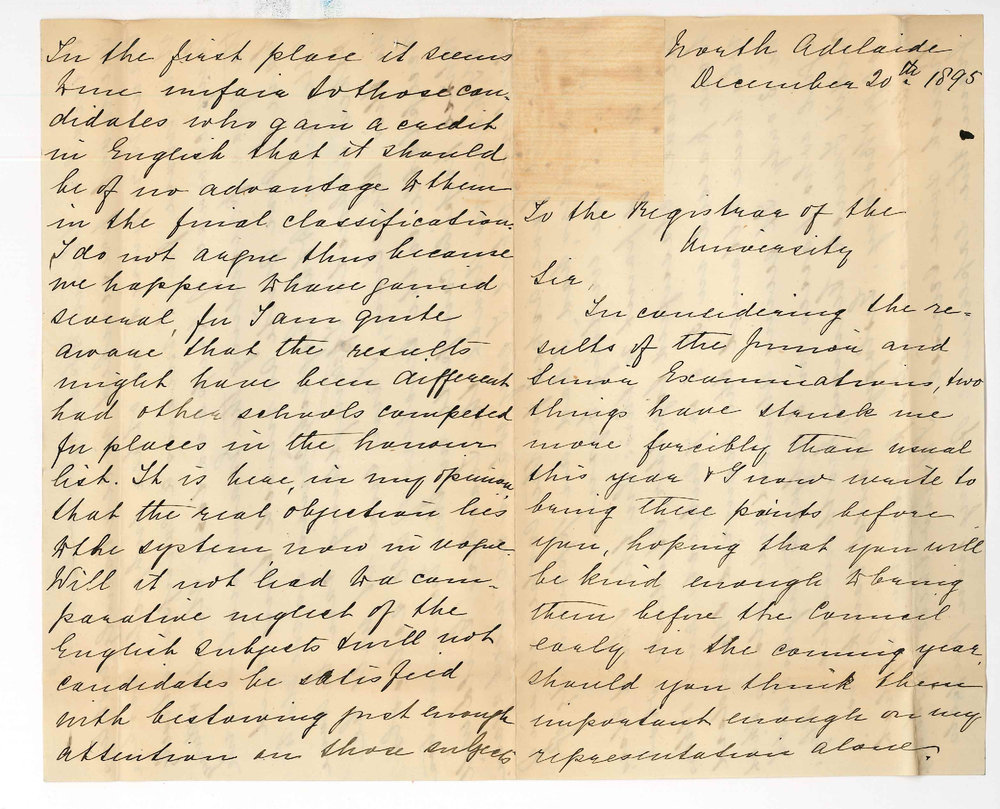 Madeline Rees George - North Adelaide - Standard of pass in Public Examinations