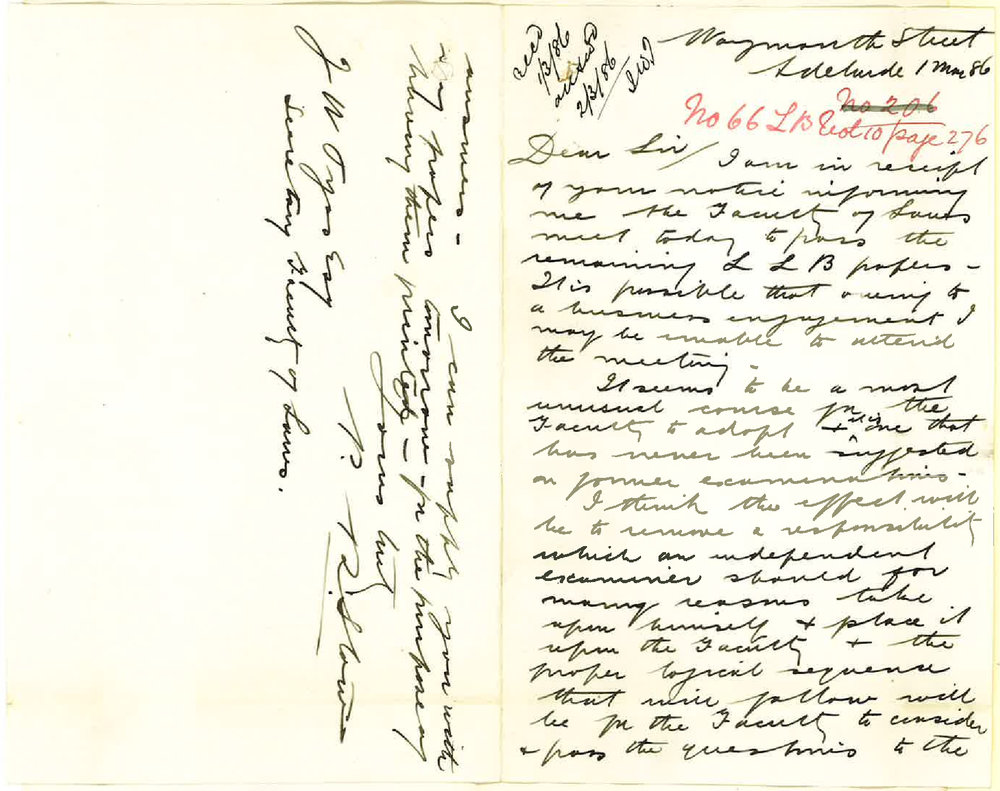 P R Staw - Meeting of Faculty of Law and Board of Examiners to Pass Law Papers