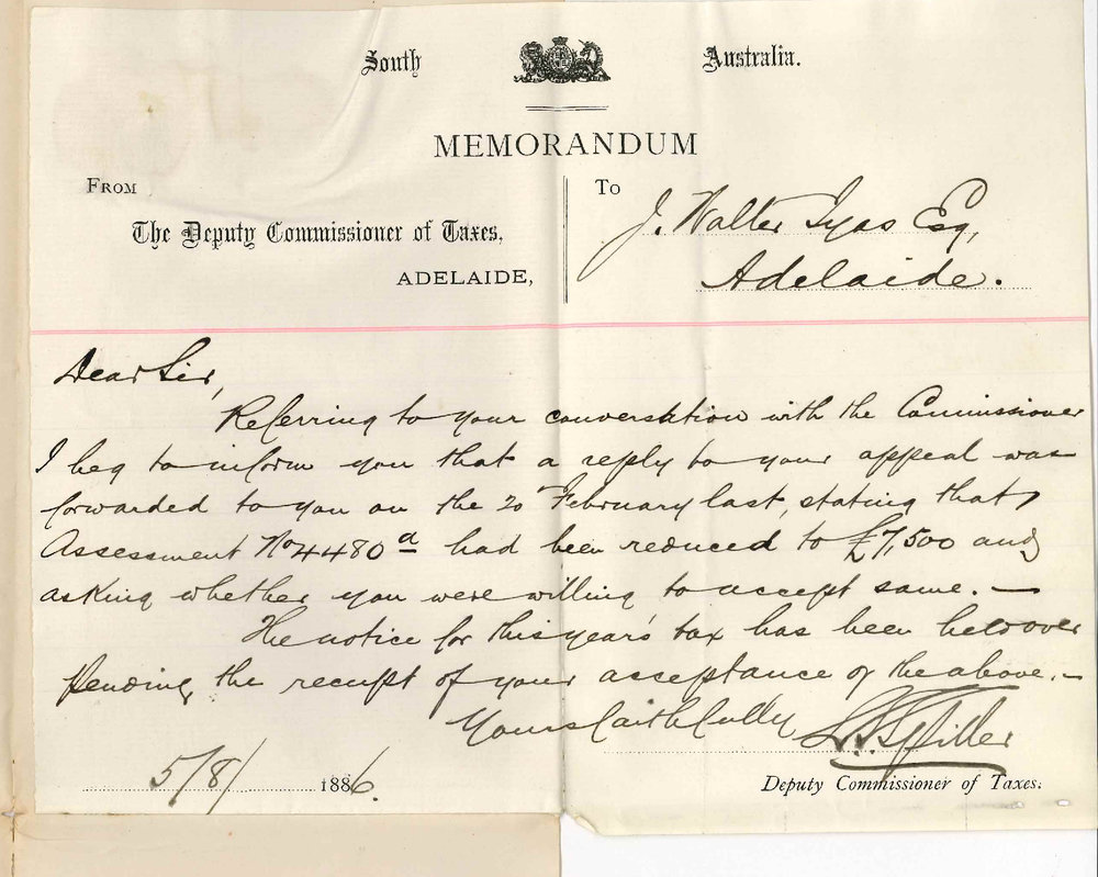 Deputy Commissioner of Taxes - Adelaide - Appeal Against Land Tax