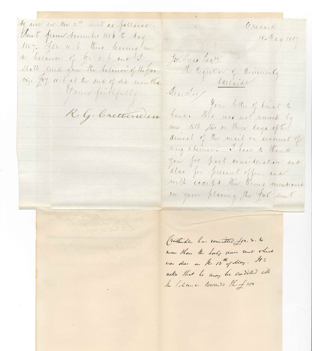 Robert George Crettenden - Cradock - Accepting Terms of Council Regarding Rent