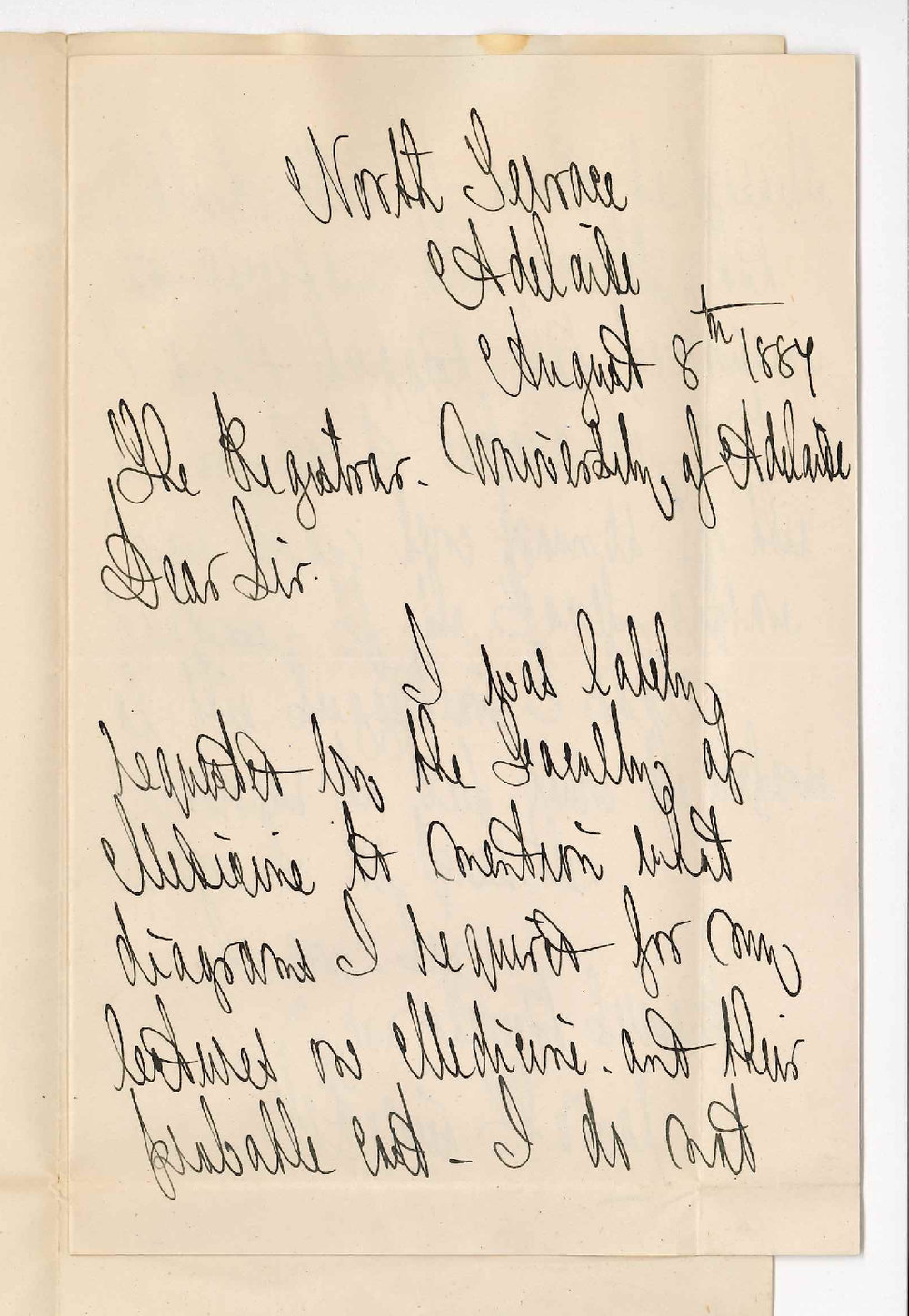 Dr John Davies Thomas - North Terrace Adelaide - Medical Diagrams