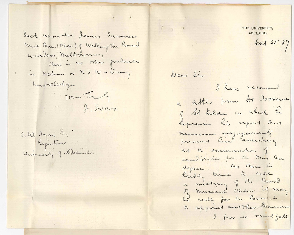 Professor Joshua Ives - The University - Additional Examiner in Music