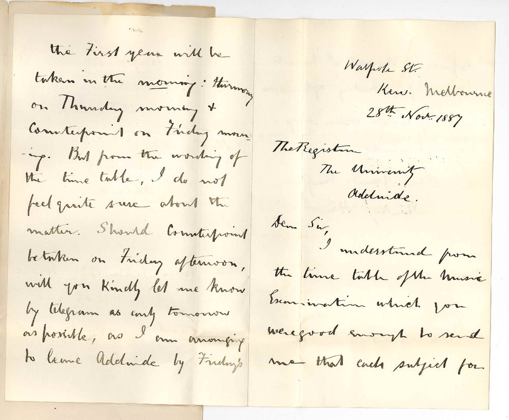 Reverend Stanley Hinson - Victoria - Music Examinations