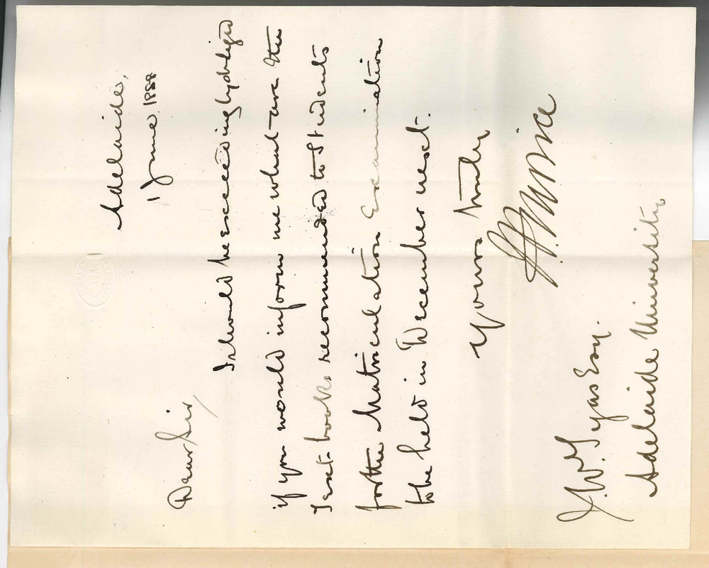 J P Monice - Parliament House - Information Regarding Senior Public Examination