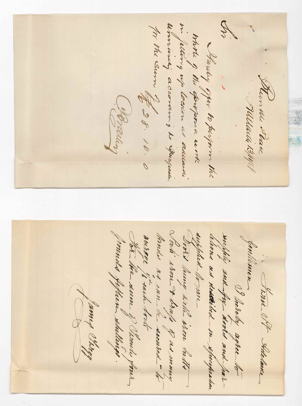 Messrs Grainger and Naish - Victoria Square Adelaide - Tenders for Lockers in Chemical Laboratory