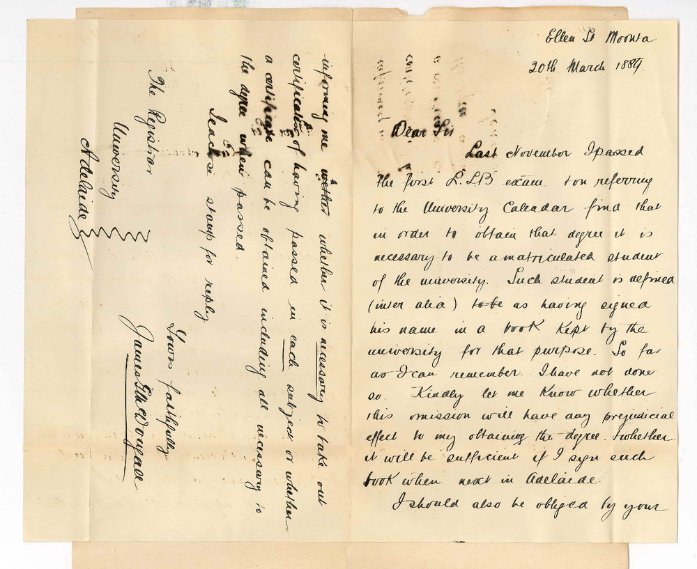 James Gilbert McDougall - Moonta - Ask to Signing Roll Book