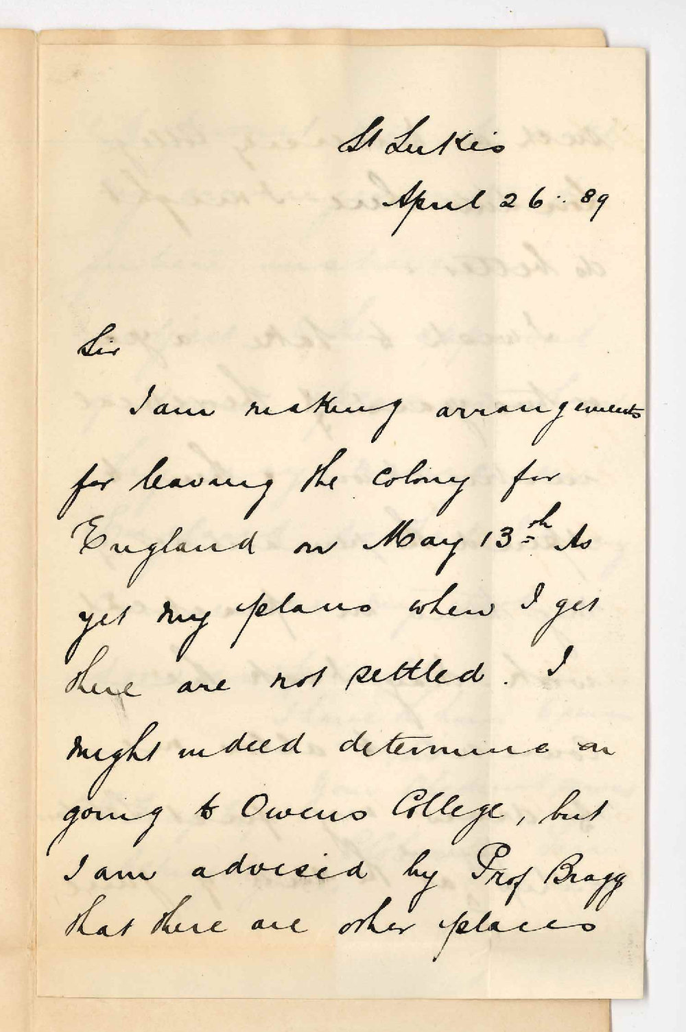 Clinton Coleridge Farr - Adelaide - Payment of Scholarship Monies - Arrangements for Studies