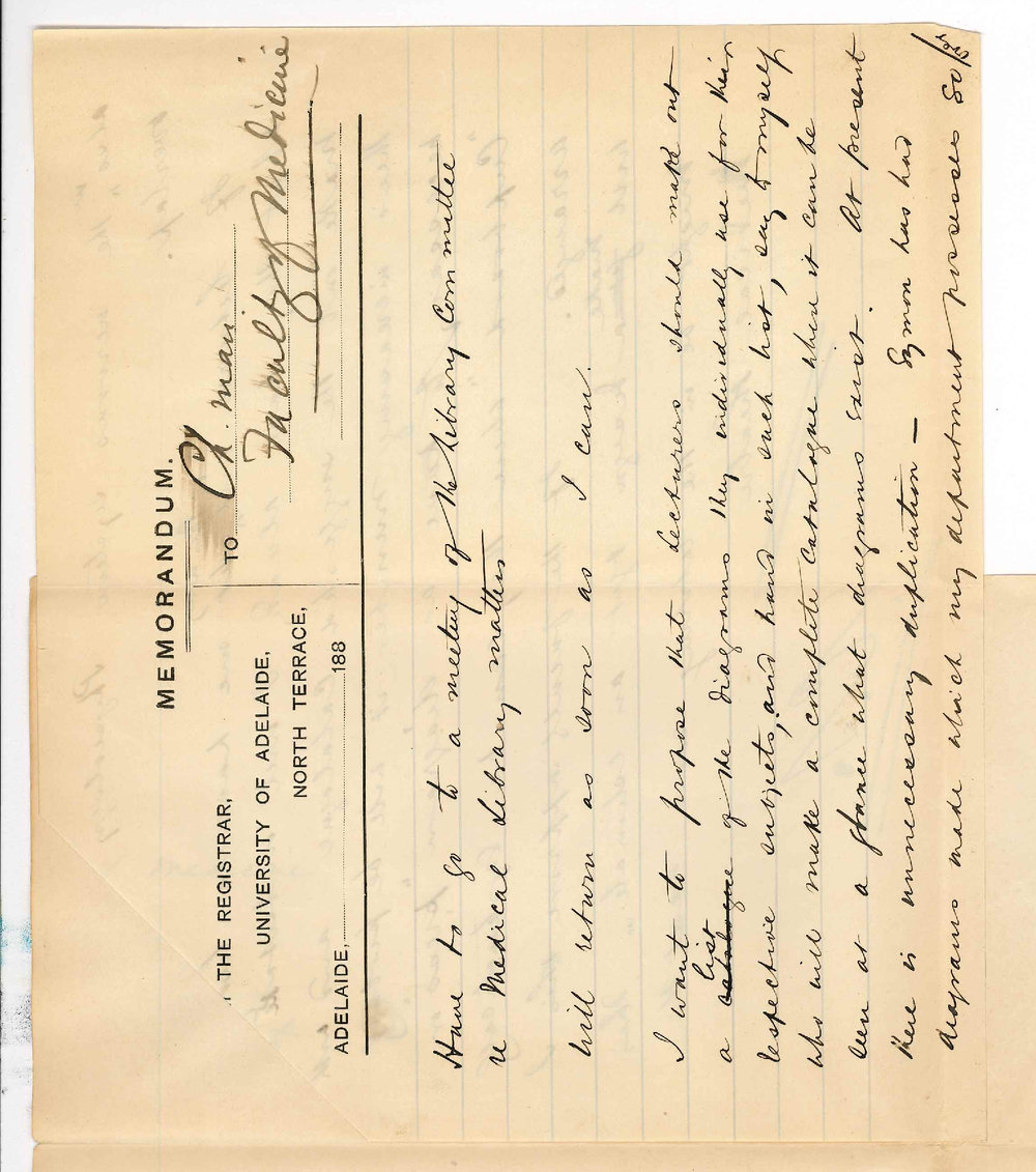 Dr Edward Charles Stirling - The University - Catalogue for Diagrams