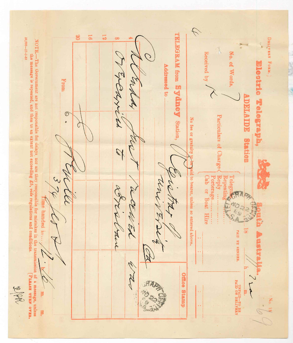 Edward Greville - Editor - Year Book of Australia - Information Regarding University Non Receipt of Calendar