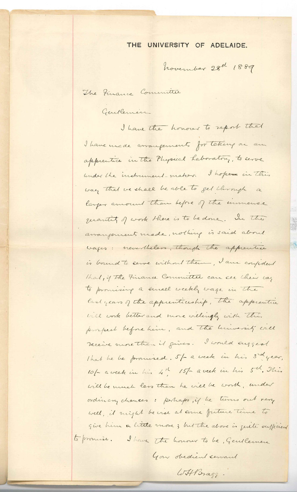 Professor William Henry Bragg - The University - Apprentice in the Physical Laboratory