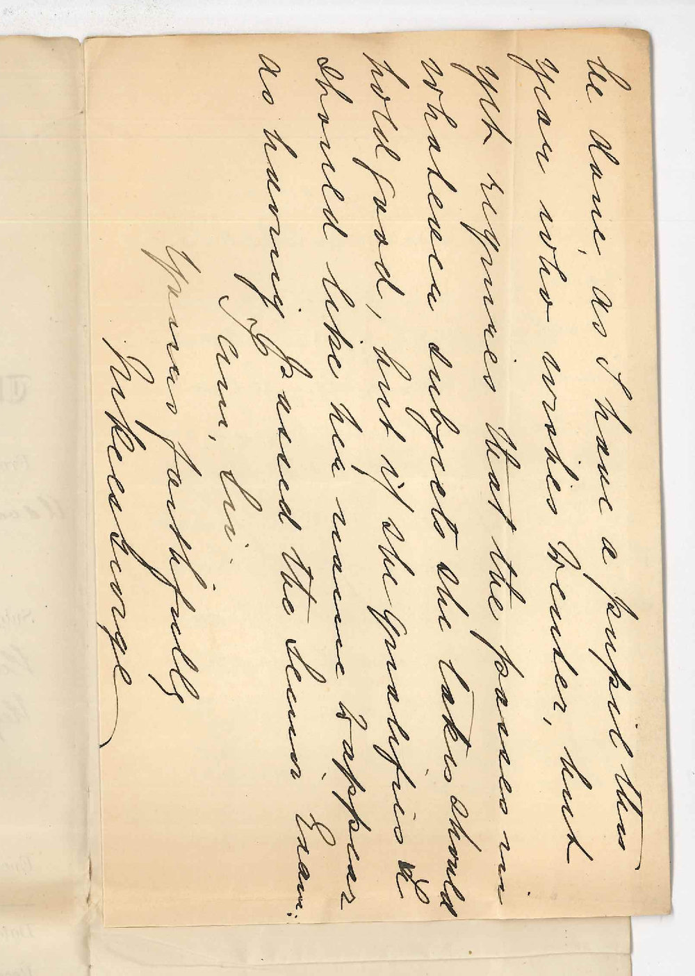 Miss M Rees George - Advanced School for Girls - Concerning Senior Public Examination Regulations