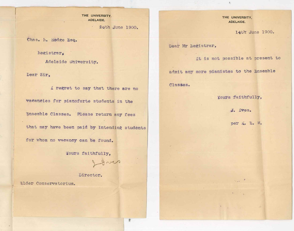 Professor Joshua Ives - The University - No vacancies for pianoforte students in Ensemble Classes