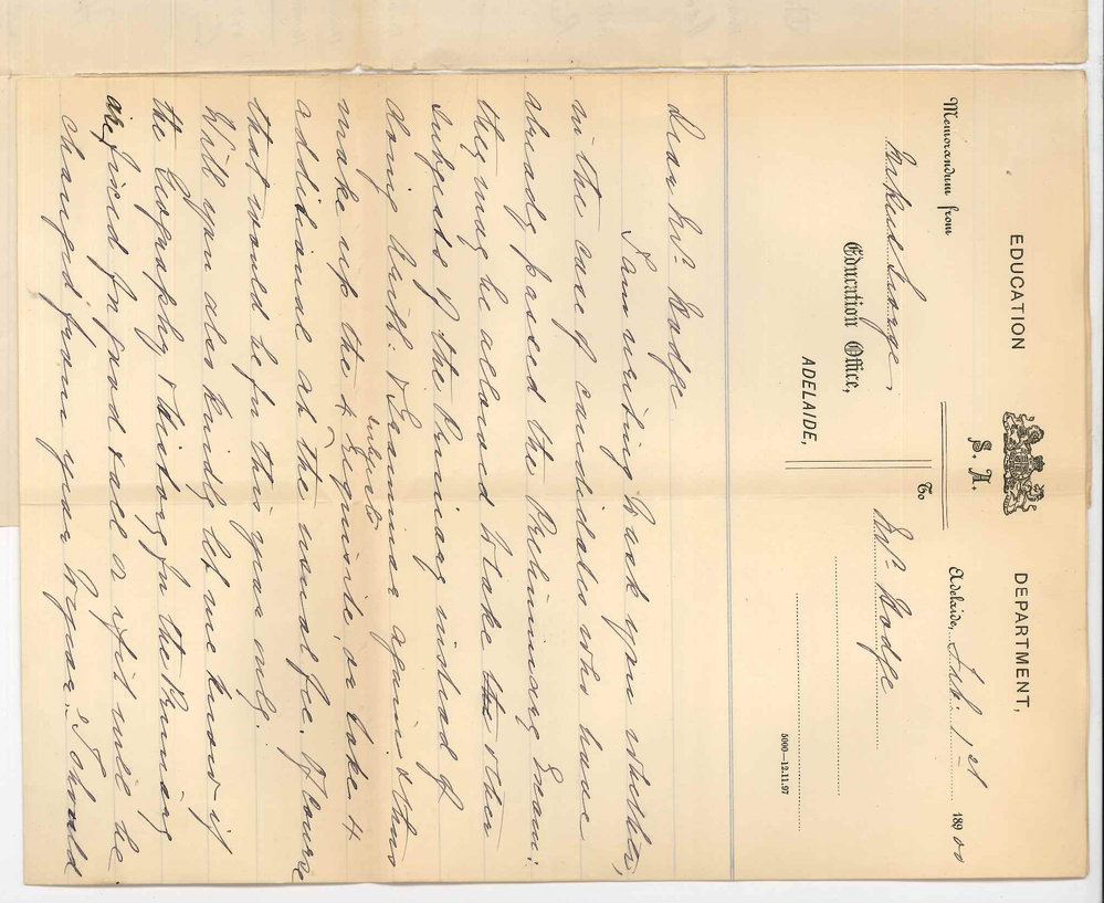 Miss Maggie Rees George - Advanced School for Girls - Concerning Preliminary and Primary Public Examinations