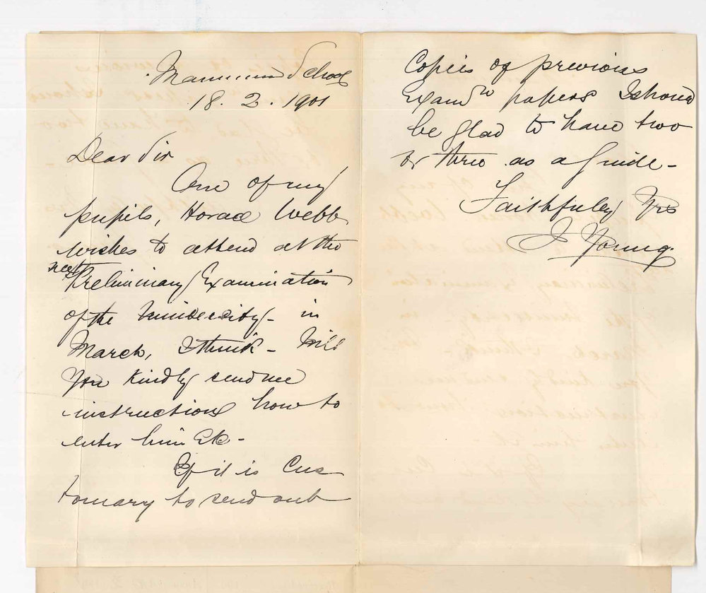 J Young - Mannum - Concerning Preliminary Examination