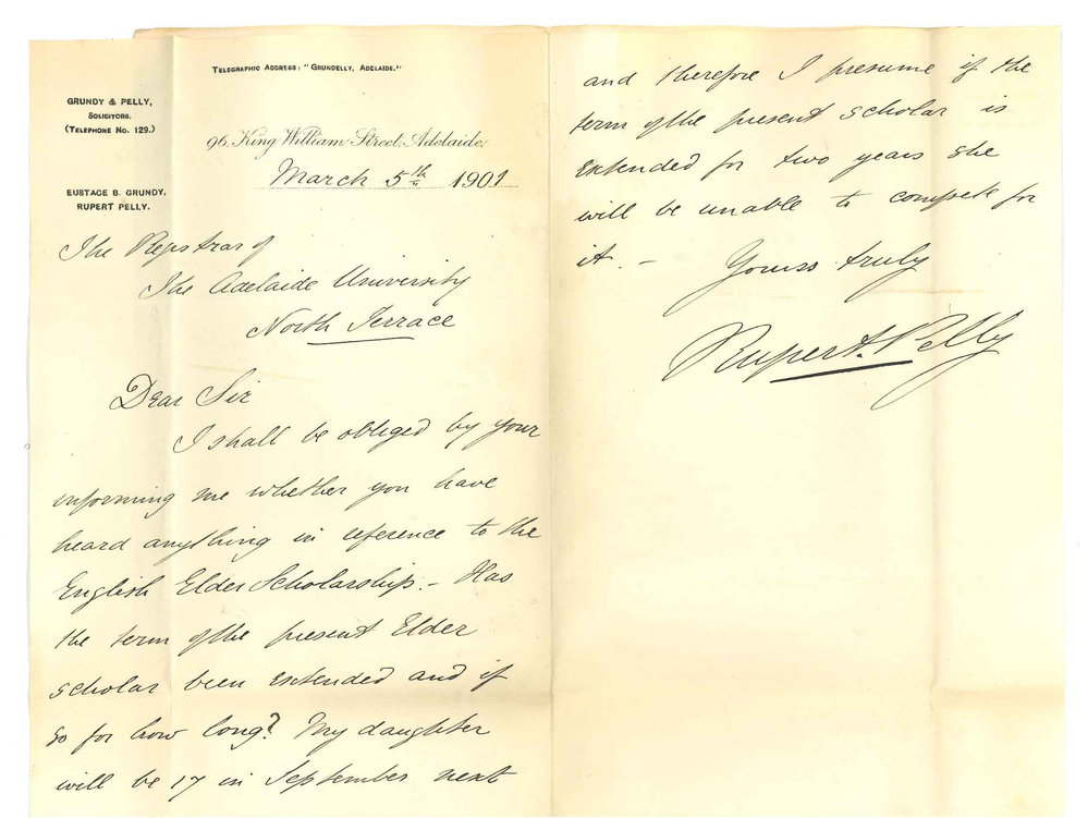 Rupert Pelly - Adelaide - Concerning Elder Scholarship