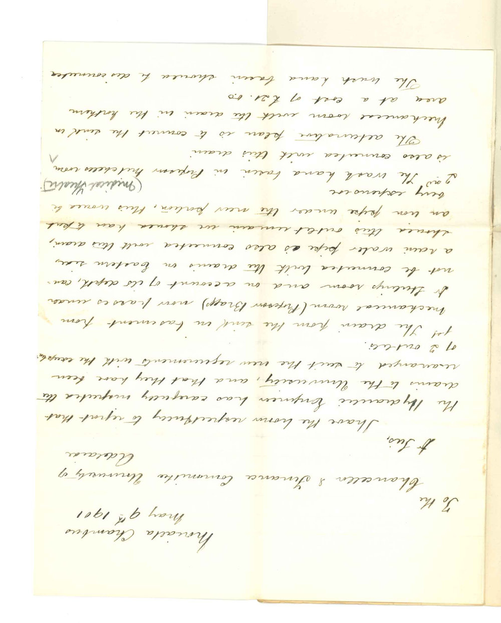 Frank John Naish - Adelaide - Report concerning University drains and foundations of new Buildings