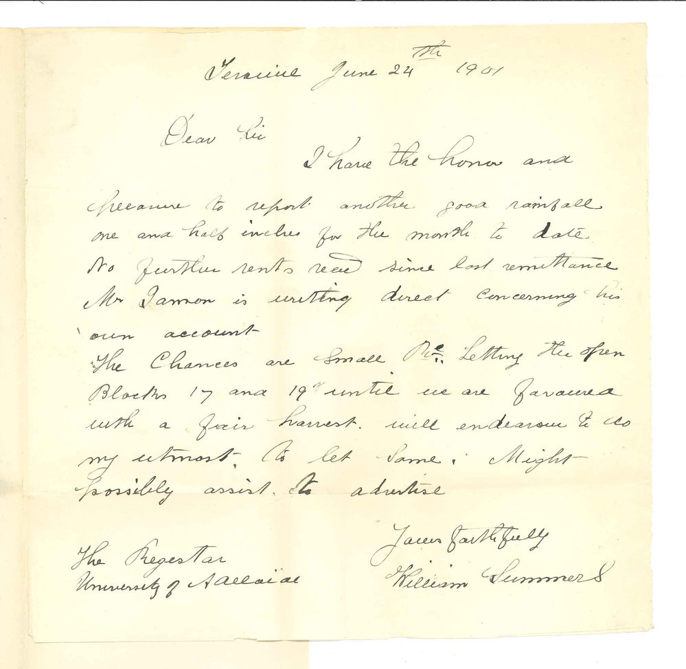 William Summers - Terowie - Concerning Parnaroo lands