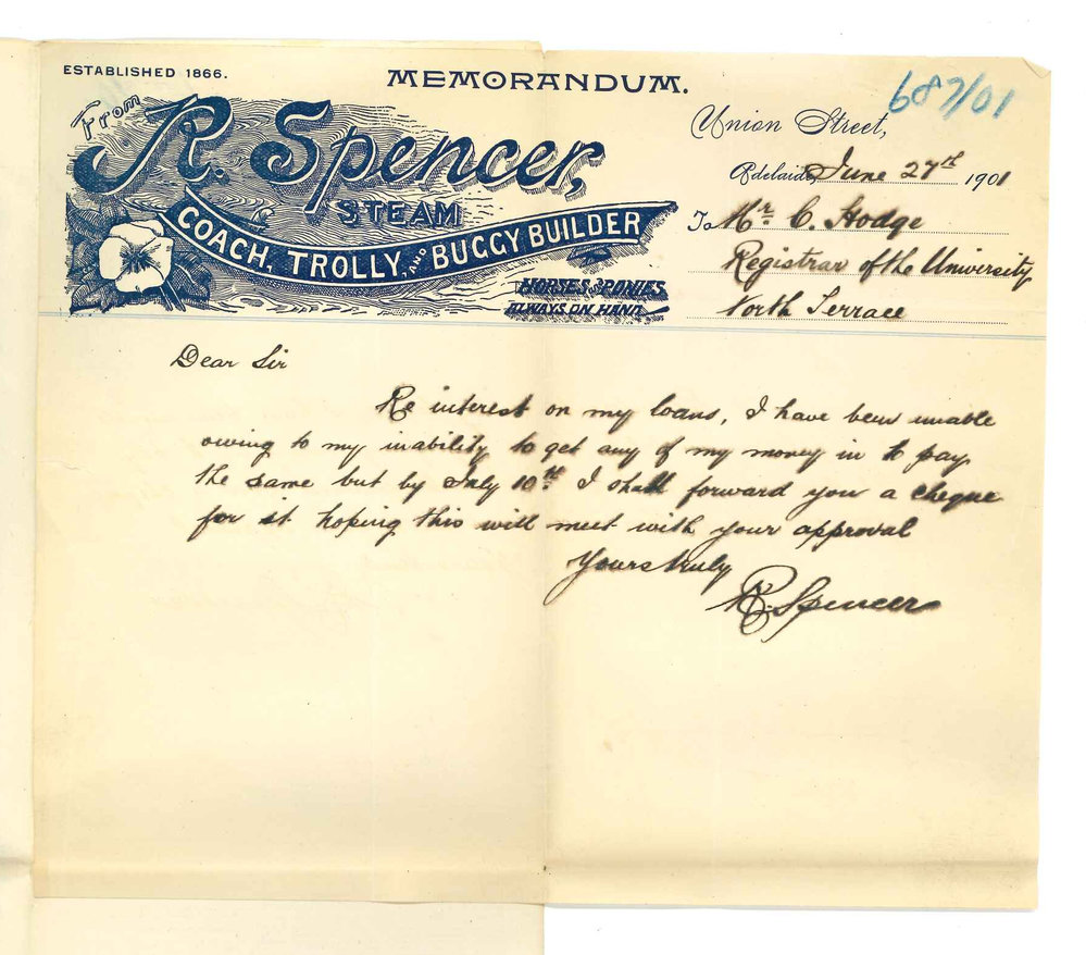 R Spencer - Adelaide - Unable to pay on loans until 10 July