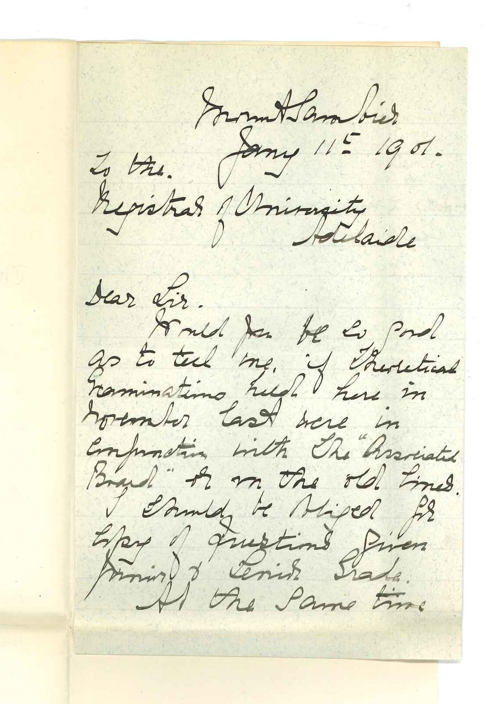 Mrs Samson - Mount Gambier - Theory of Music Exams November last and June next