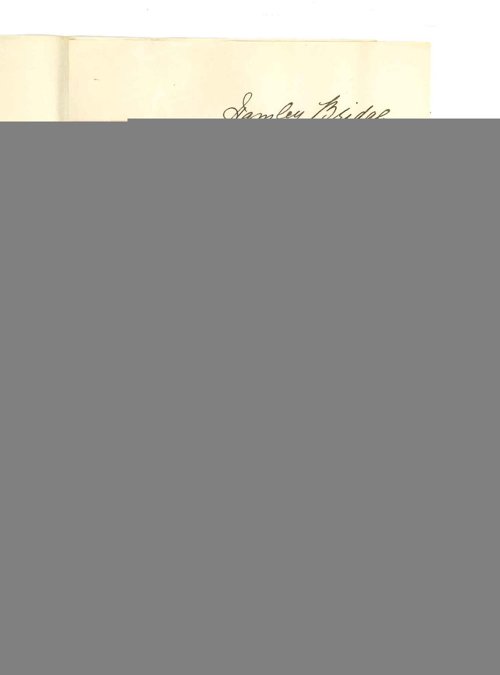 Mrs Joseph Bell - Hamley Bridge - Requesting particulars of Choral Class