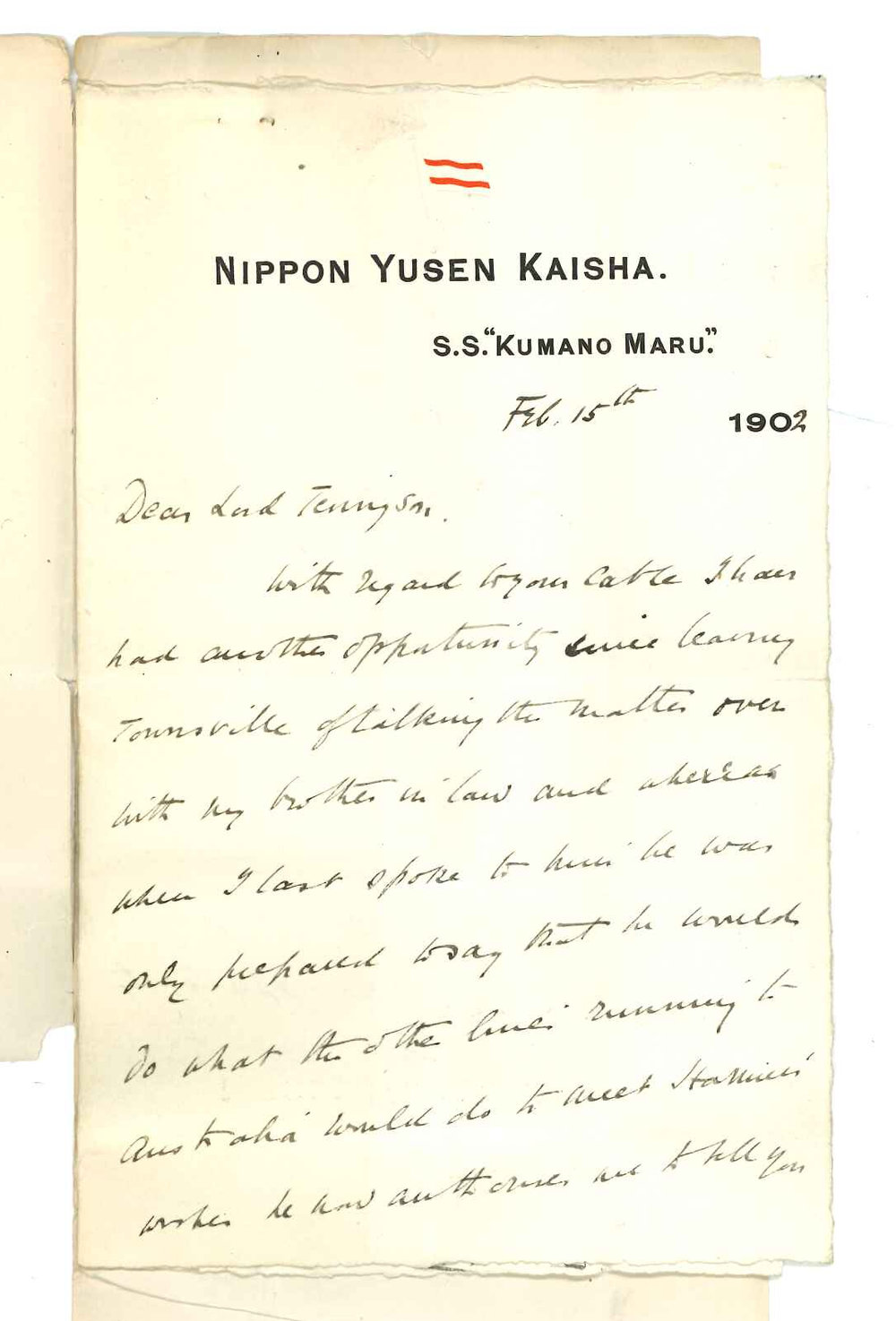 Geoffry Drage - Offer of free passage to student of University Oxford or Cambridge Scholarship or Indian Civil