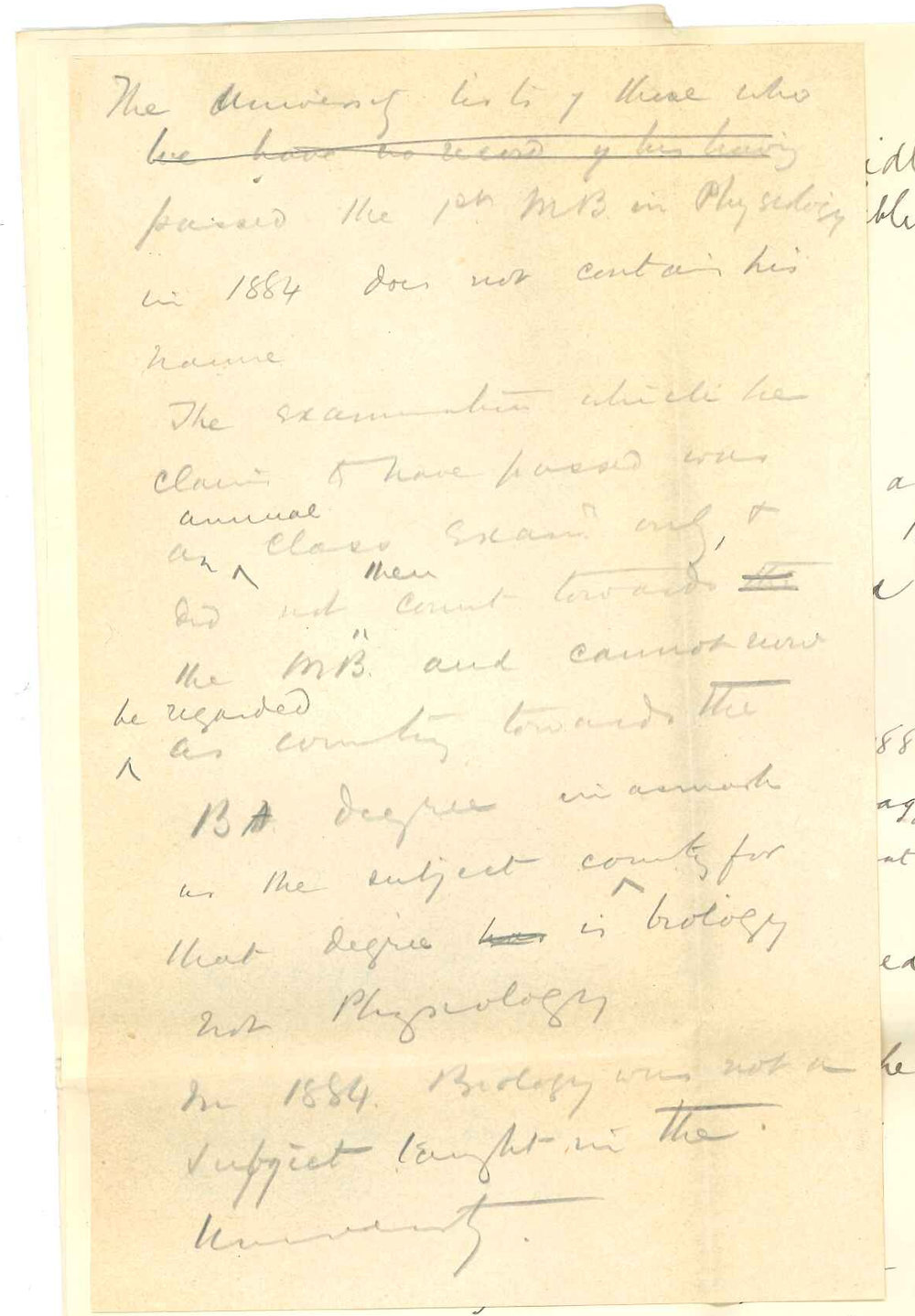 Theo S Bosch - Uraidla - Asking how subjects passed in may be credited towards BA Degree