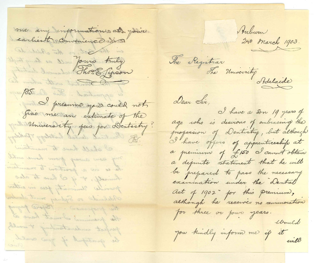 Thomas E Lipson - Auburn - Requesting information about Dental Course