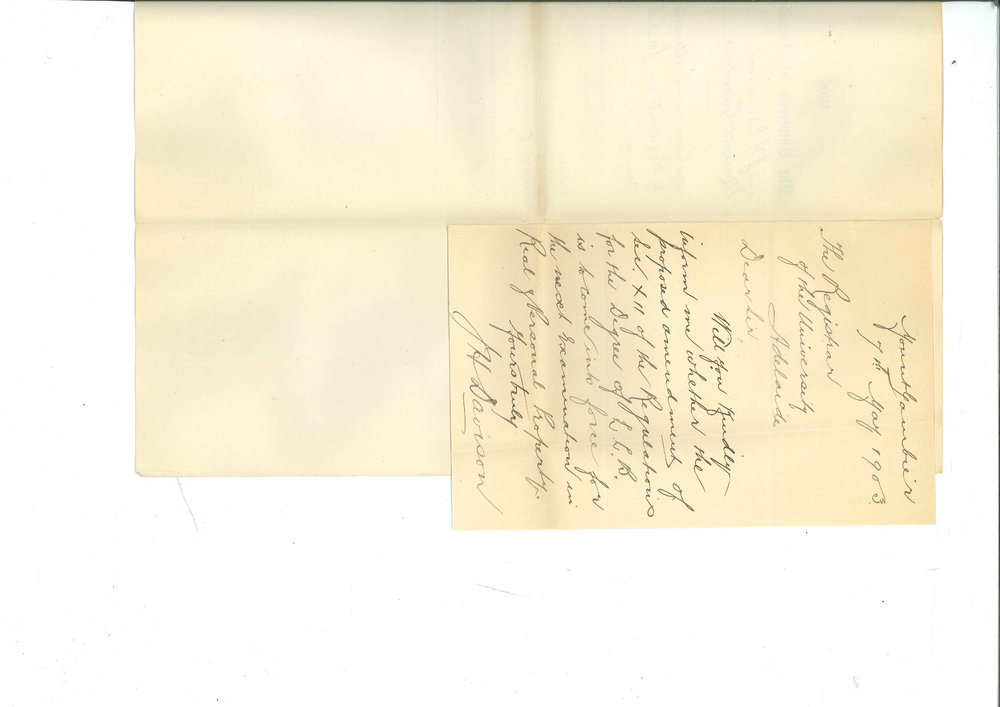 A E Balch - Resident Clerk - The Associated Board - Sydney - Entries received from Western Australia