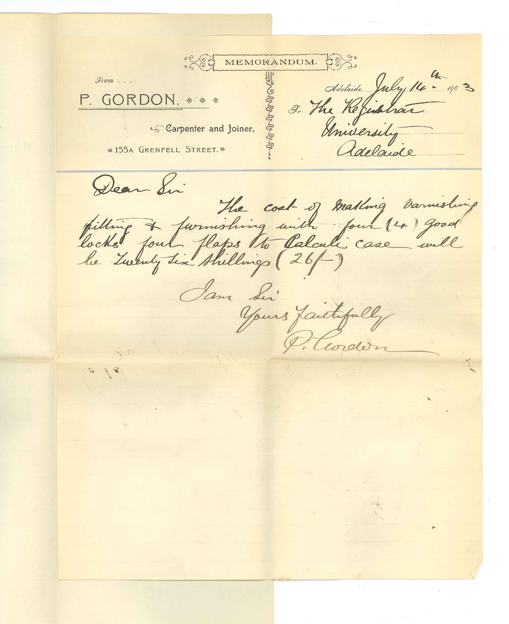 P Gordon - Adelaide - Price for Calculi Cases