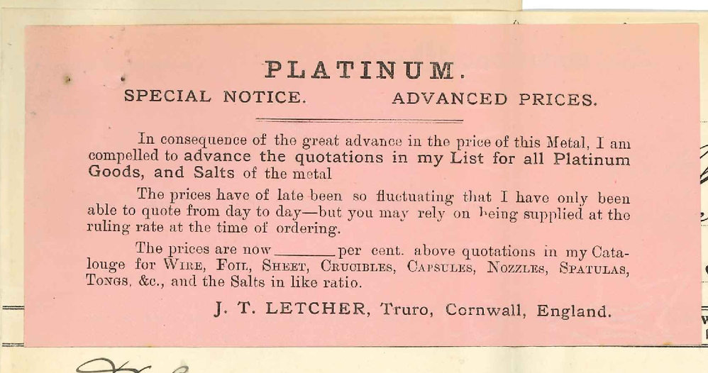 J T Letcher - Cornwall - One Case of Scientific Apparatus