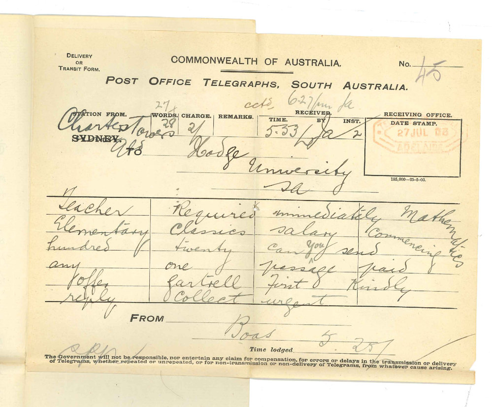 Boas - Charterstowers Queensland - Asking for teacher Mathematics Elementary Classics