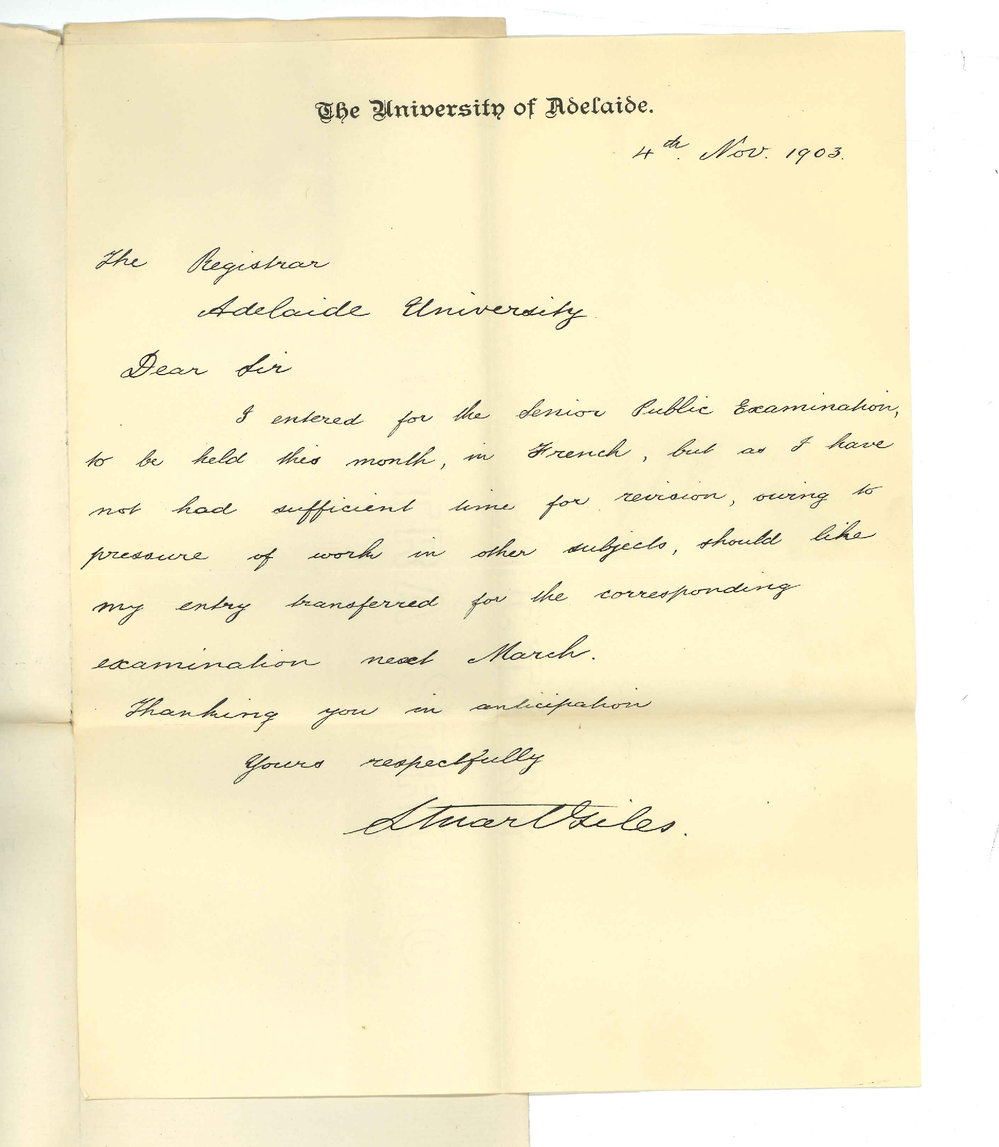 Stuart Giles - Adelaide - Withdrawal from Senior Public