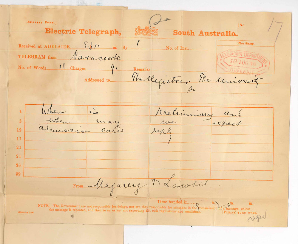 Messrs Magarey and Lowlit  - Naracoorte - Preliminary Examination