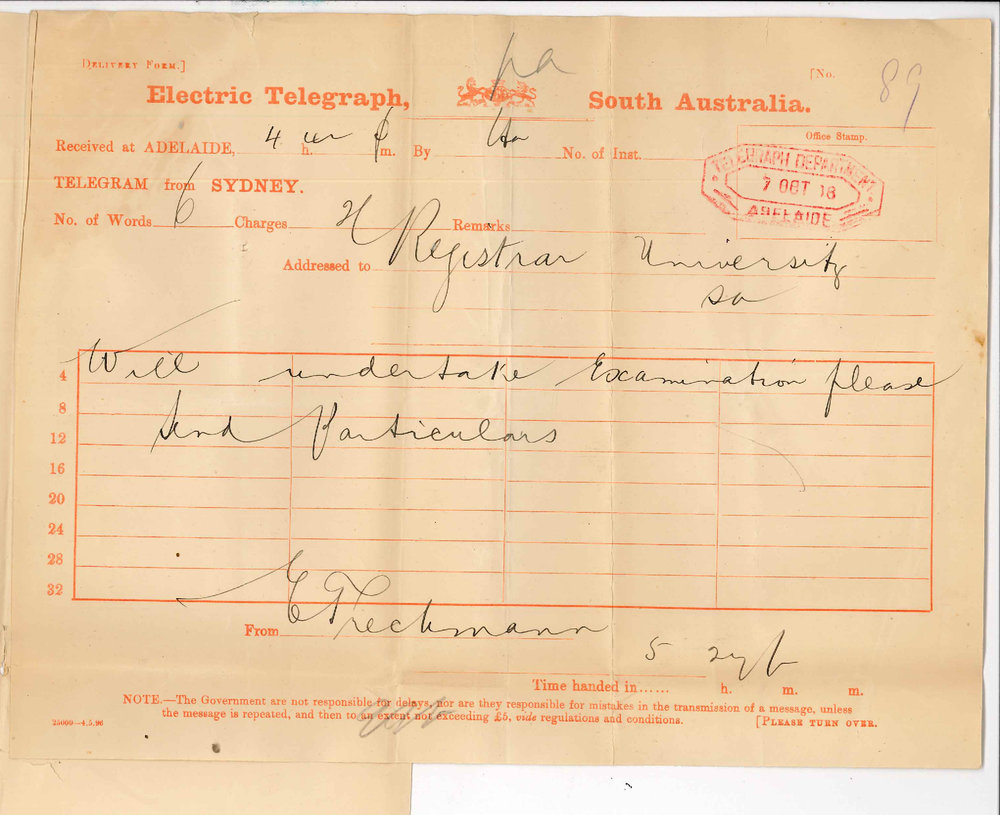 Emil J Trechmann - Sydney - Consenting to act as Examiner