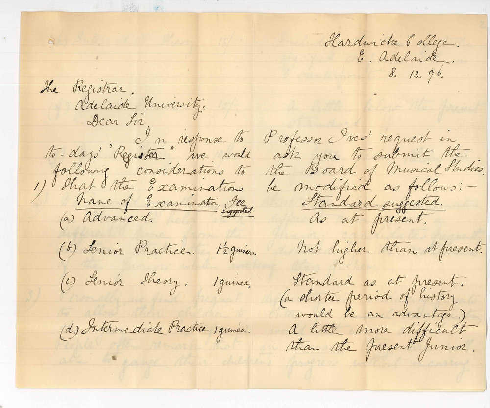 Florence Mary Tilly - Concerning Music Examinations