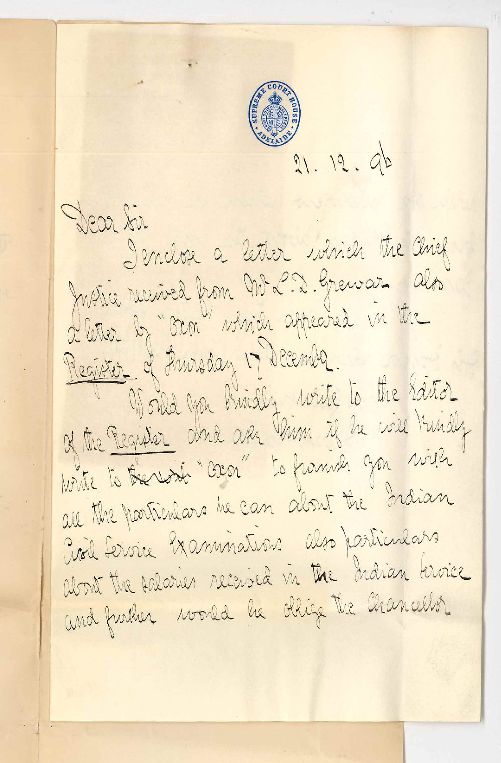 Harry B Taylor - Indian Civil Service