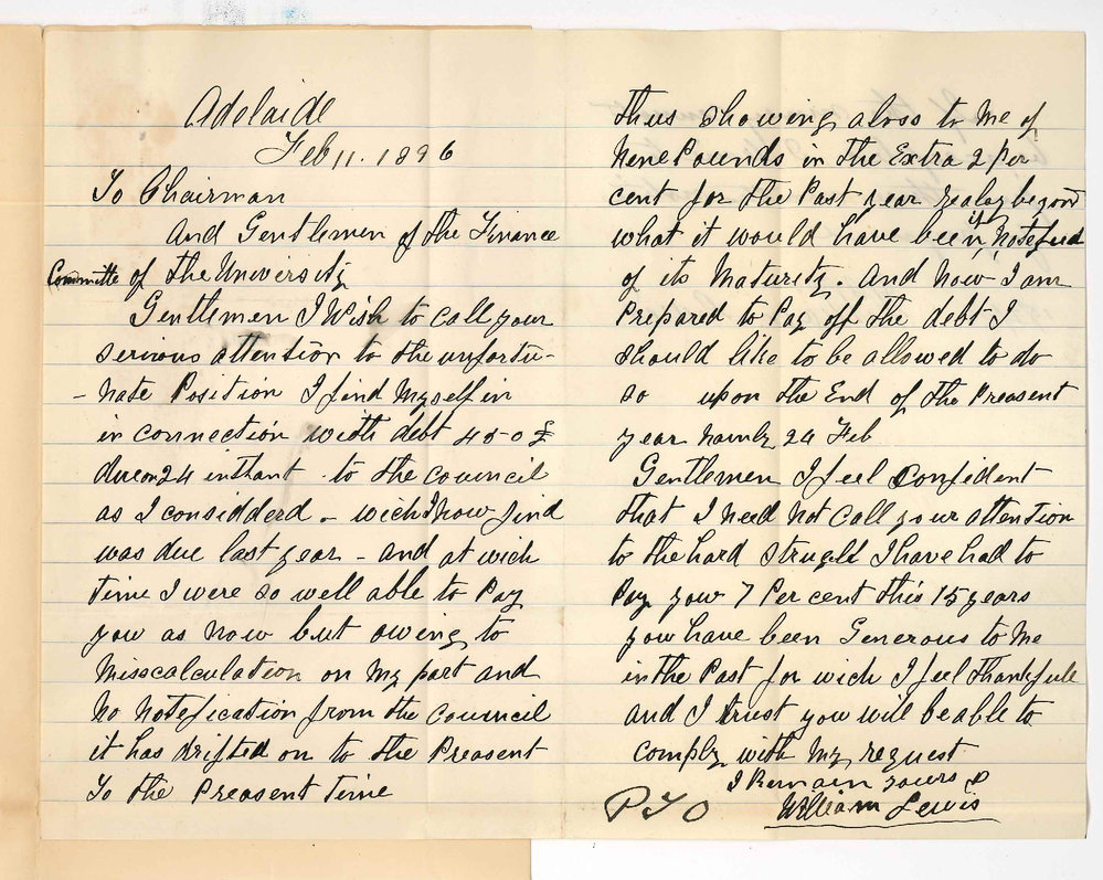 William Lewis - Booleroo - Adelaide - Re paying off mortgage