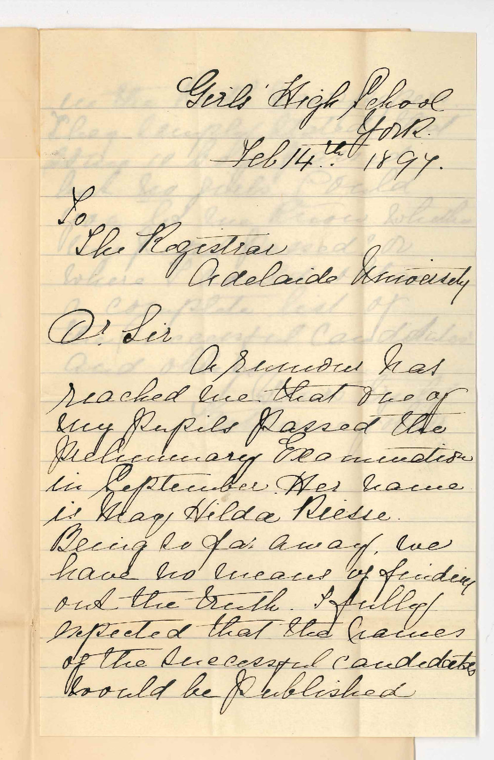 Katherine Jobson - Concerning preliminary examination