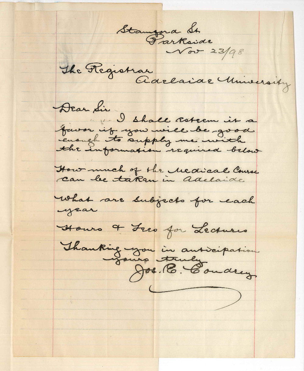 J E Condrey - Parkside - Medical Examinations