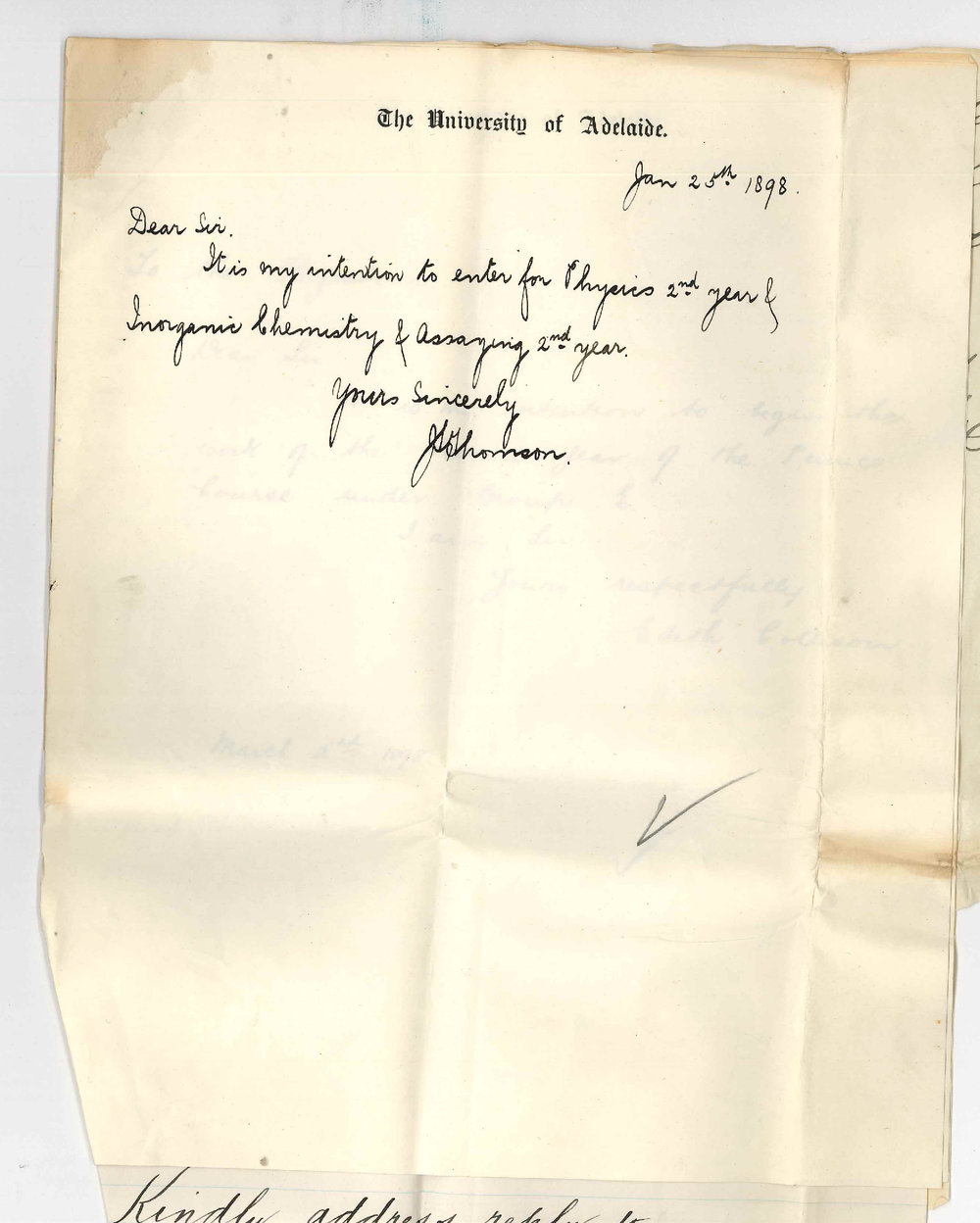 Students etc - Subjects they wish to take up BA and BSc Course