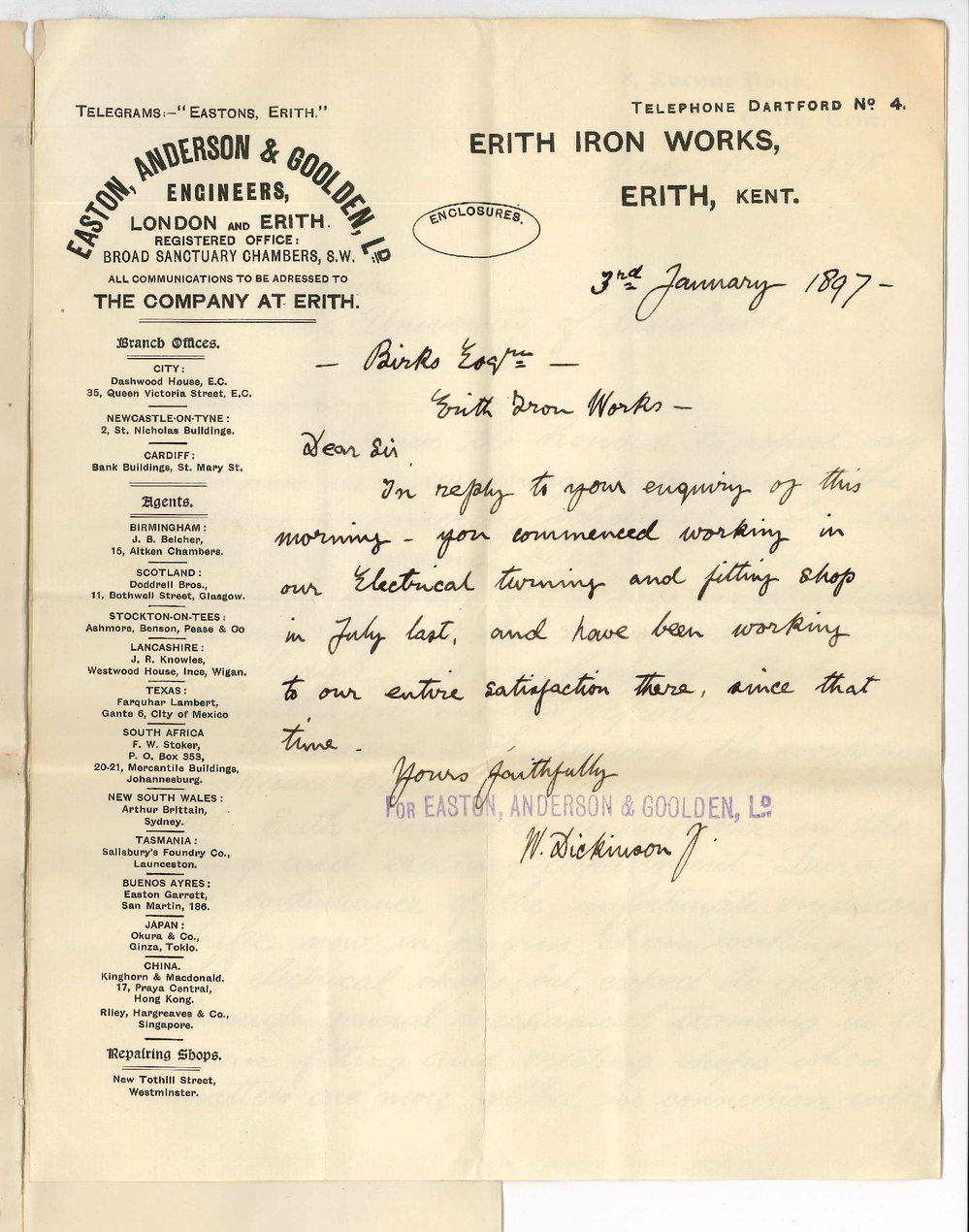 Lawrence Birks - Kent England - Progress report Angas Engineering Scholarship