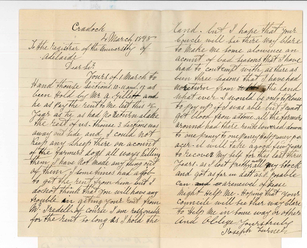 Joseph Turner - Cradock - Asking for allowance rent