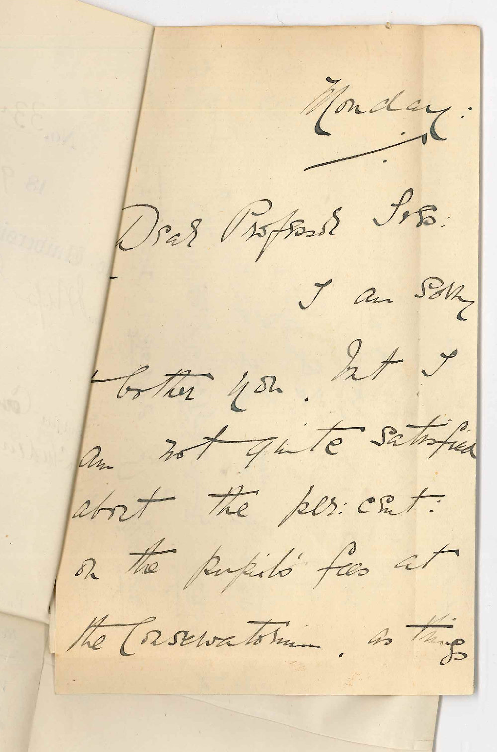 Miss Gulielma Hack - Concerning the Singing Students at the Conservatorium