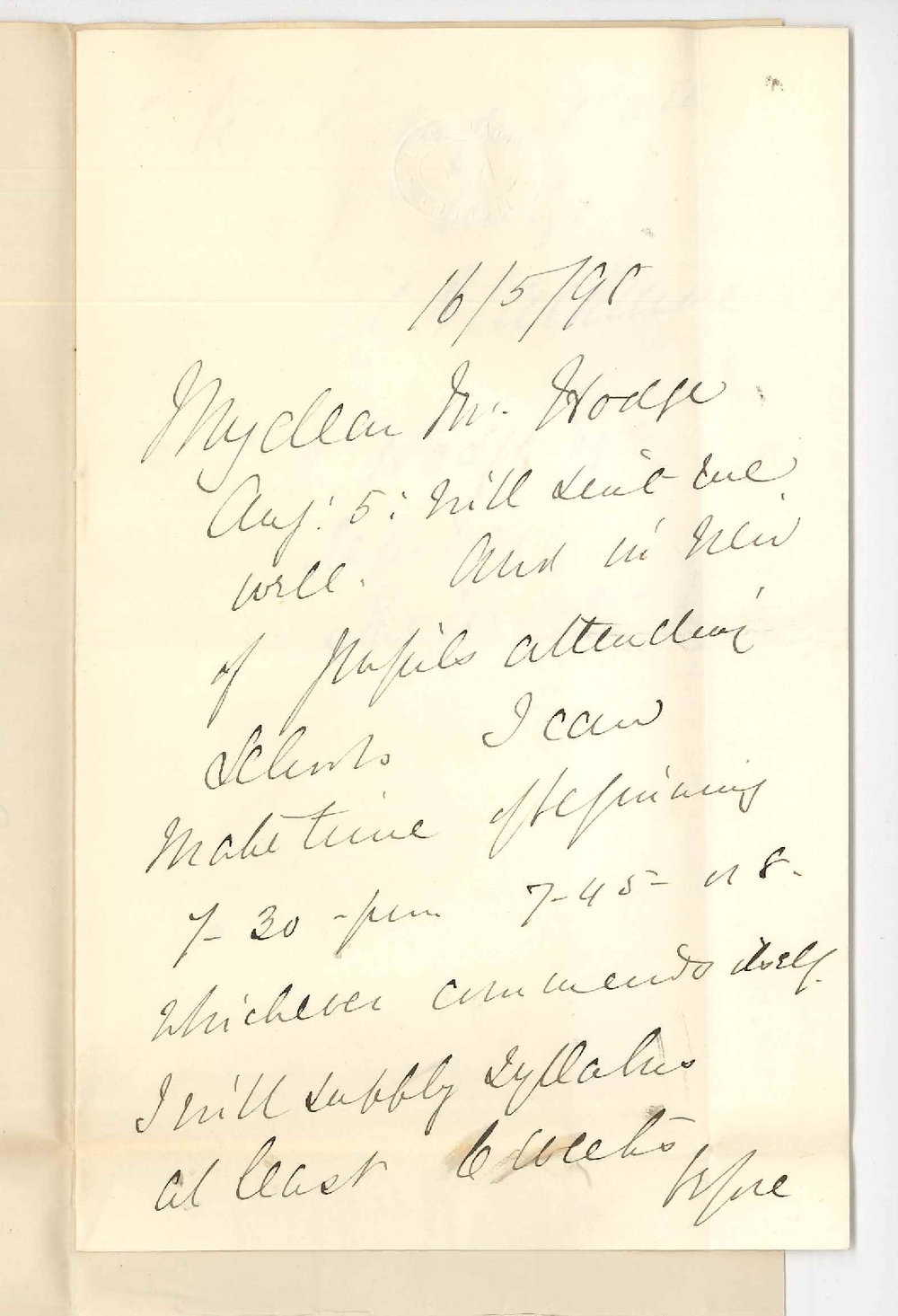 Edwin Gordon Blackmore - Adelaide - Concerning Extension Lectures