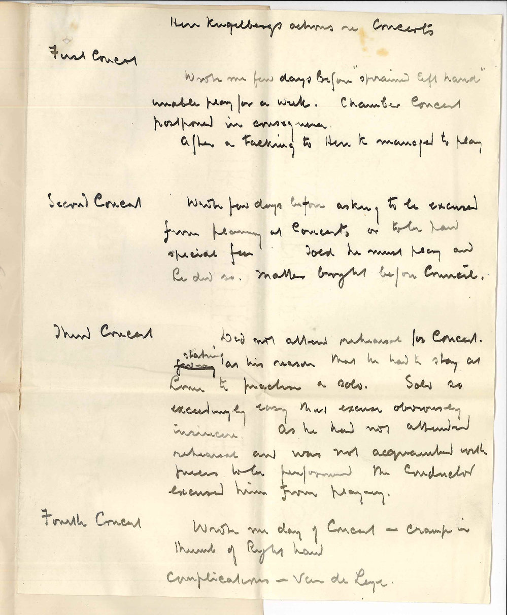 Professor Joshua Ives - Report on the Conduct of Messrs Hermann Heinicke and Herman Kugelberg