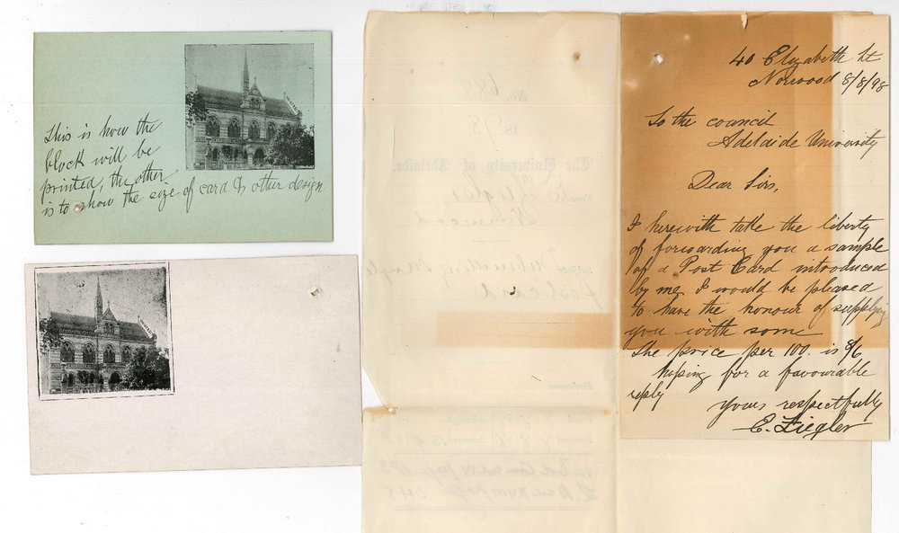 E Ziegler - Norwood - Submitting sample postcard