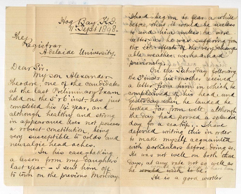 W M Snelling - Hog Bay Kangaroo Island - Son Alex Theodore Snelling