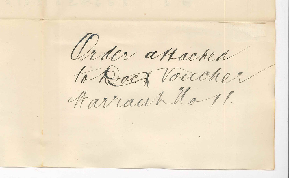 James Watson Brown - Adelaide - Order to pay all moneys for Supervising at Preliminary Exam to May H Brown